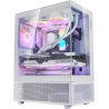 A-Data Case|ADATA|INVADER X MINI|MidiTower|Case product features Transparent panel|ATX|MicroATX|MiniITX|Colour White|INVADERXMIN
