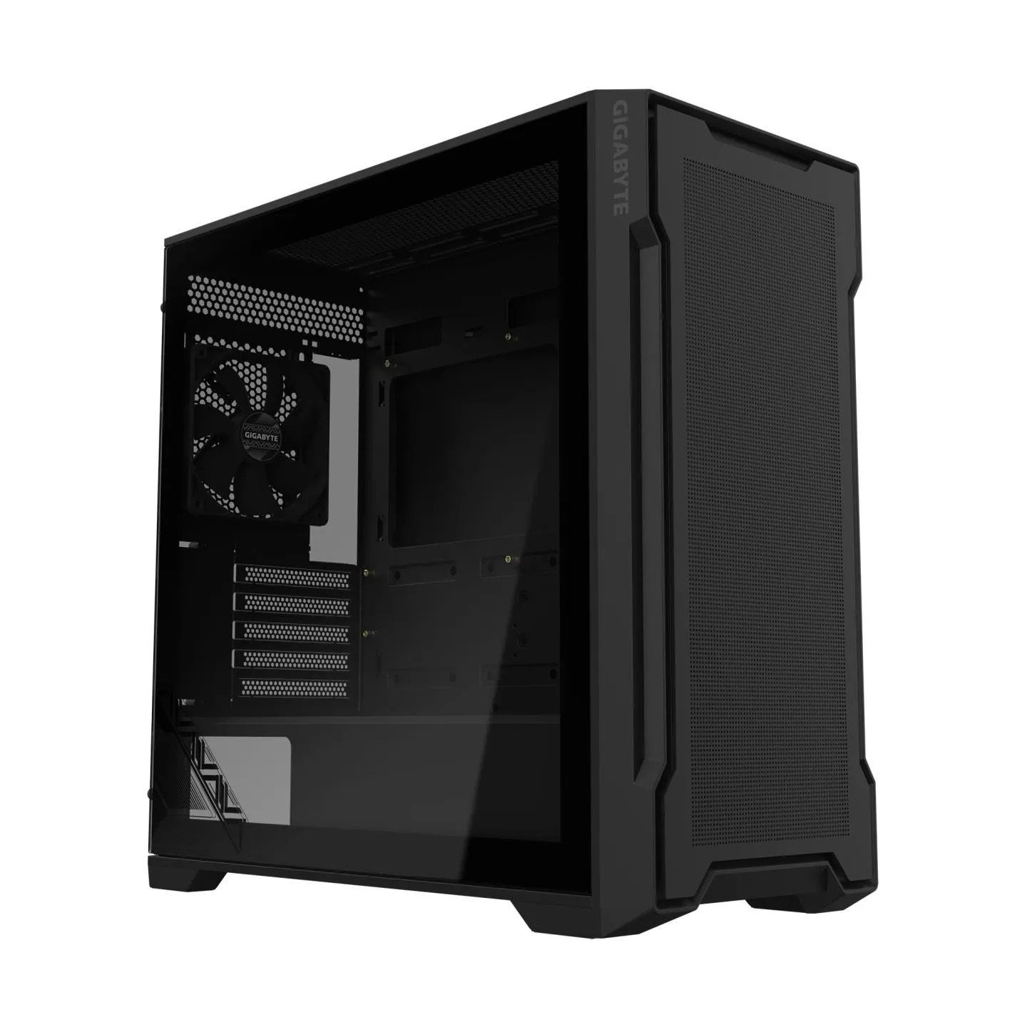 Gigabyte Case|GIGABYTE|GB-C102G|MidiTower|Case product features Transparent panel|Not included|MicroATX|MiniITX|Colour Black|GB-
