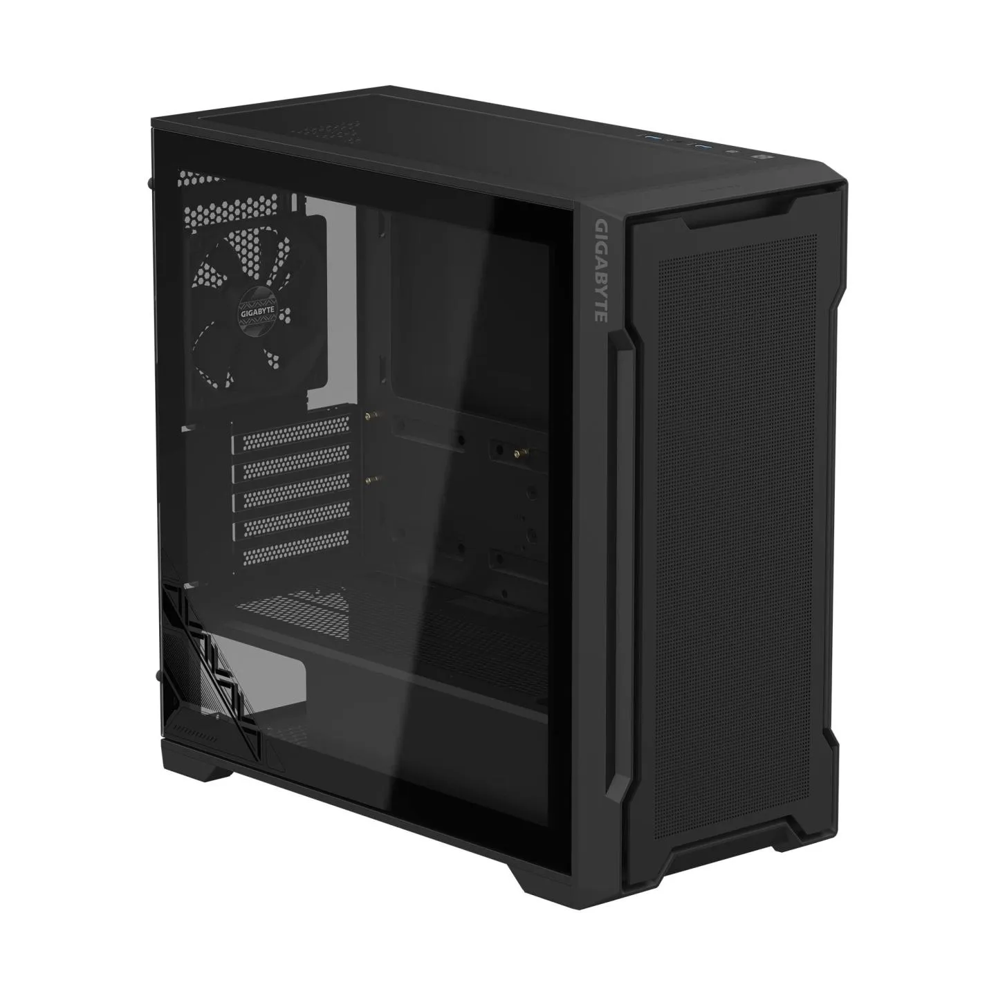 Gigabyte Case|GIGABYTE|GB-C102G|MidiTower|Case product features Transparent panel|Not included|MicroATX|MiniITX|Colour Black|GB-