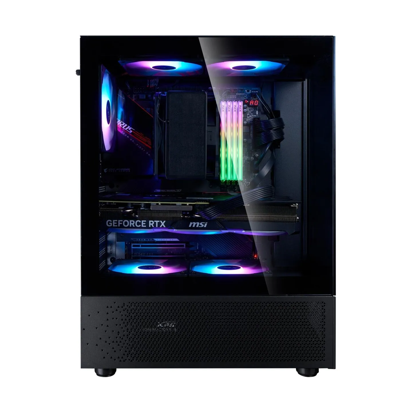 A-Data Case|ADATA|INVADER X MINI|MidiTower|Case product features Transparent panel|ATX|MicroATX|MiniITX|Colour Black|INVADERXMIN
