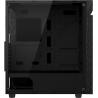 Gigabyte Case|GIGABYTE|C200 GLASS|MidiTower|Not included|ATX|MicroATX|MiniITX|Colour Black|GB-C200G