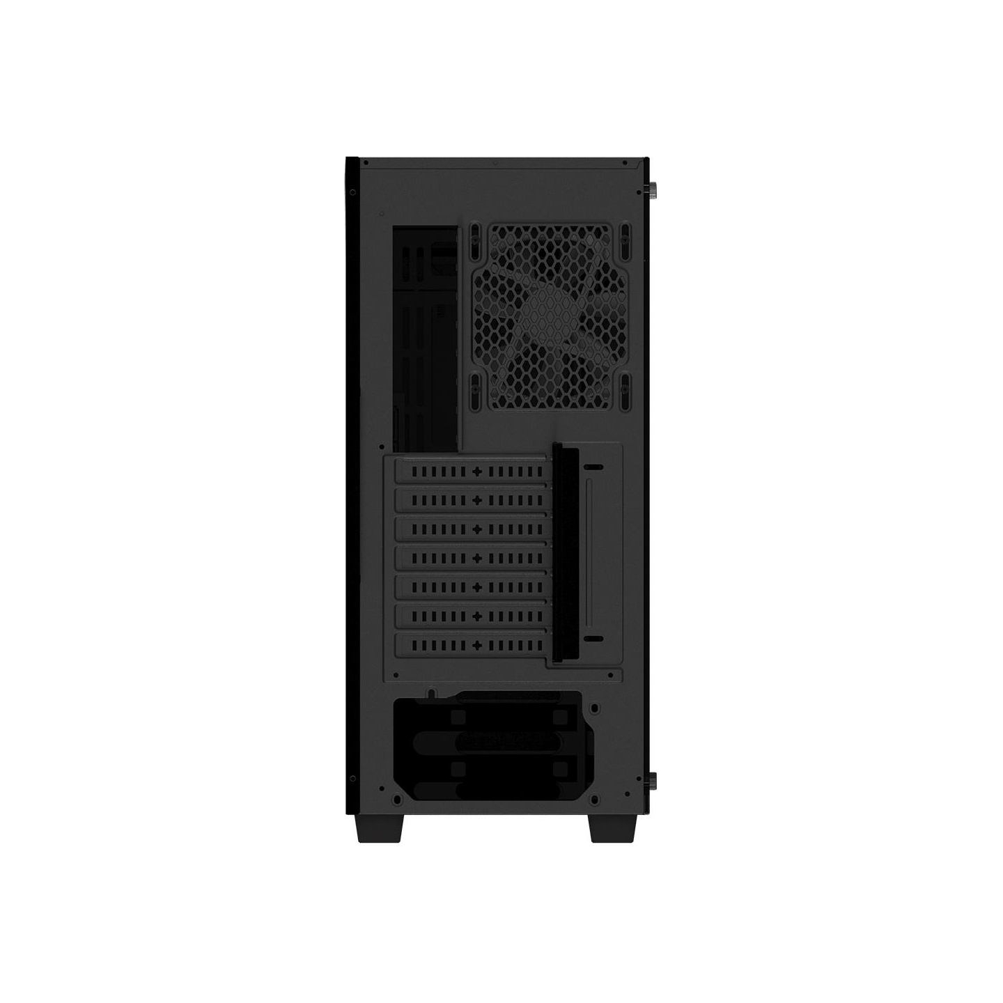 Gigabyte Case|GIGABYTE|C200 GLASS|MidiTower|Not included|ATX|MicroATX|MiniITX|Colour Black|GB-C200G