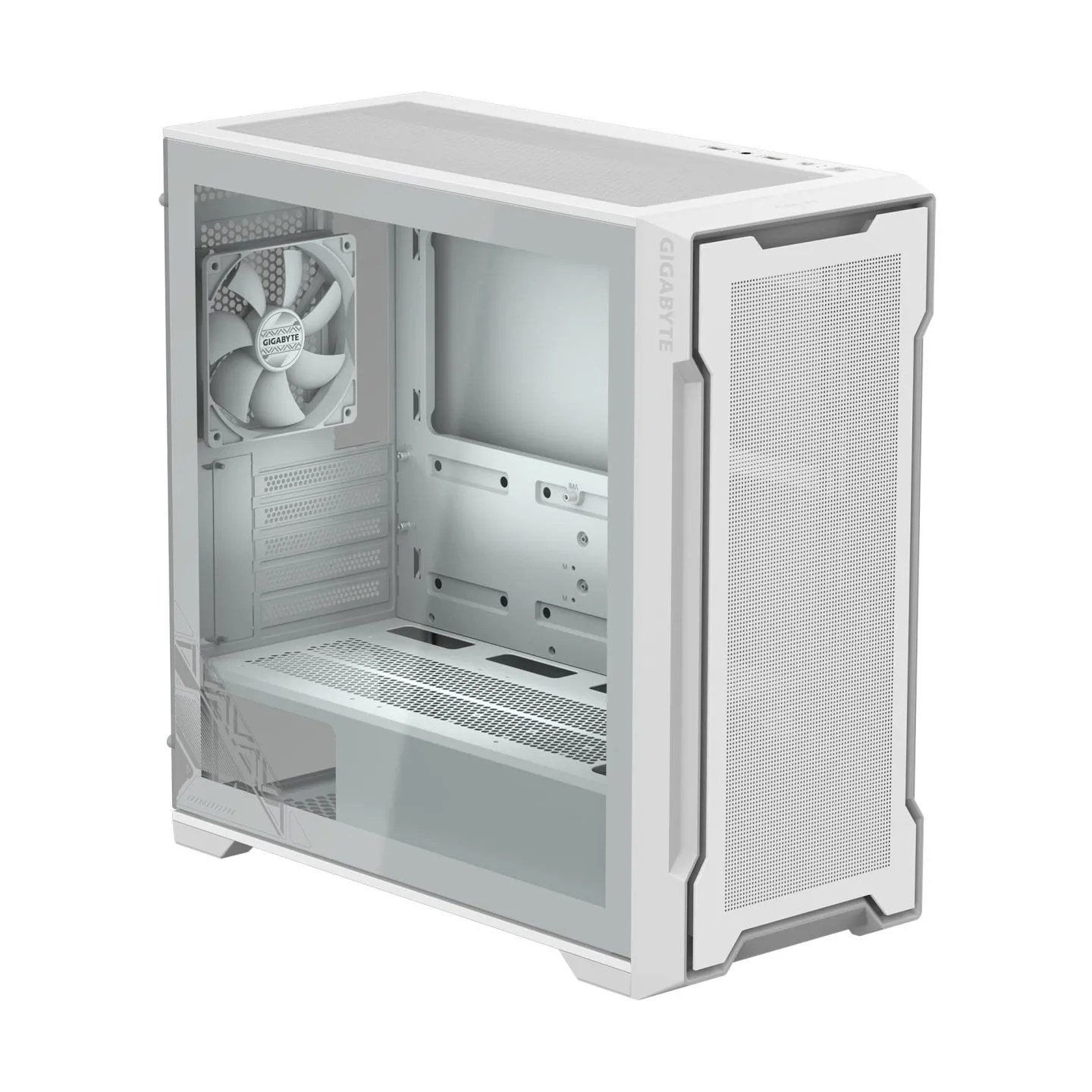 Gigabyte Case|GIGABYTE|GB-C102GI|MidiTower|Case product features Transparent panel|Not included|MicroATX|MiniITX|Colour White|C1
