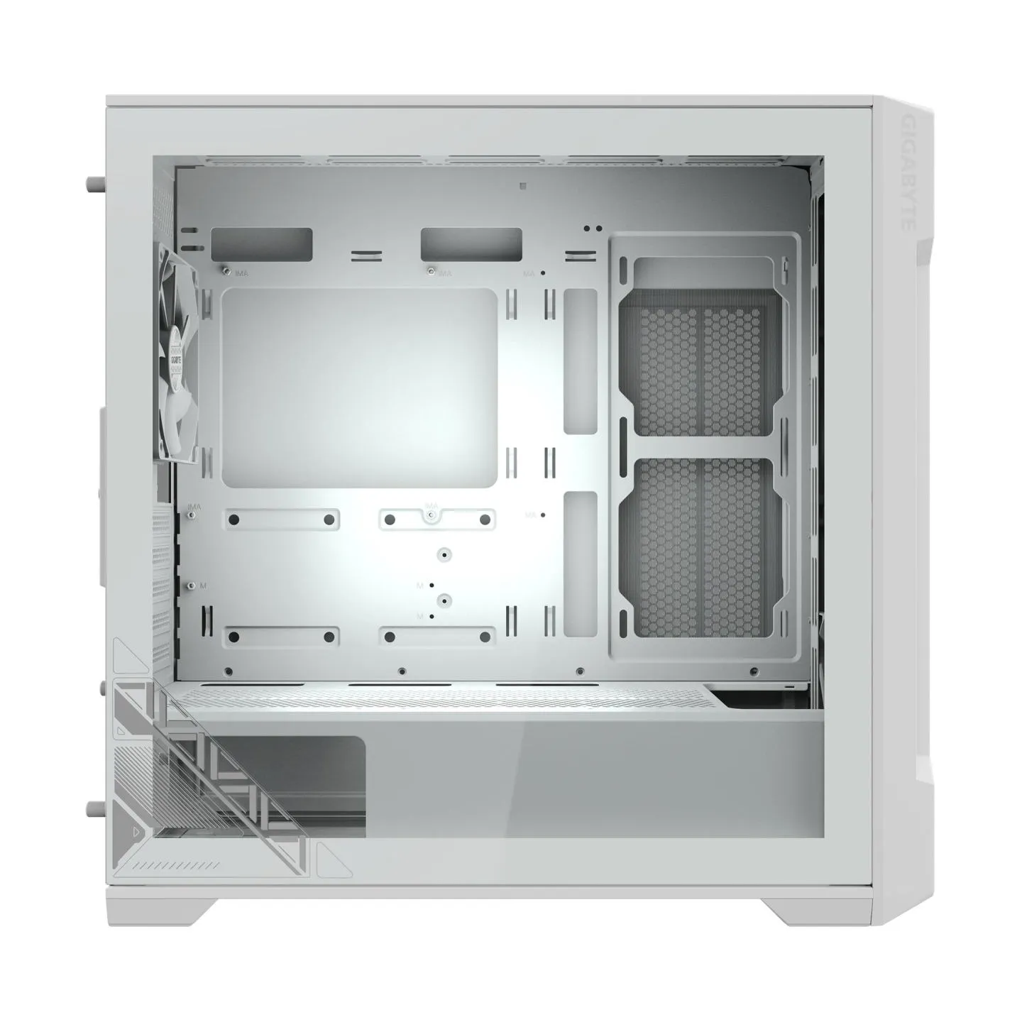 Gigabyte Case|GIGABYTE|GB-C102GI|MidiTower|Case product features Transparent panel|Not included|MicroATX|MiniITX|Colour White|C1