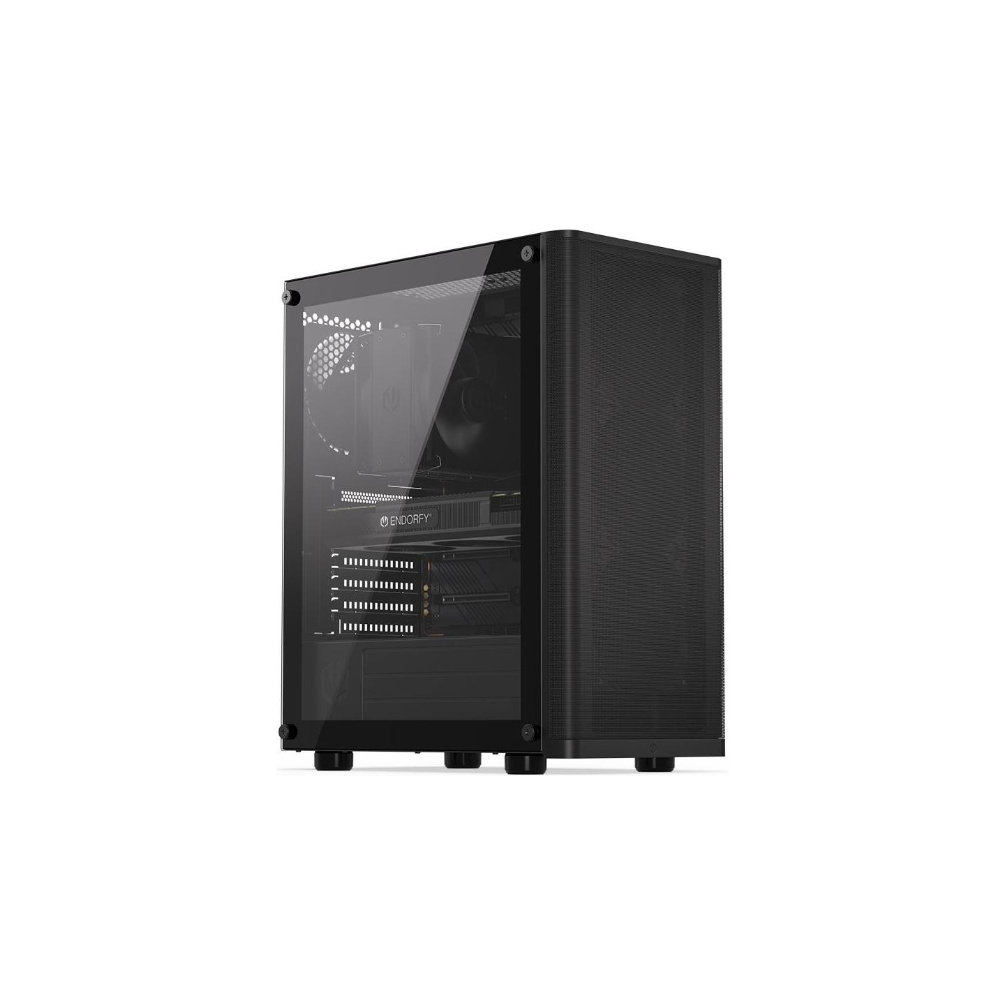 Endorfy Case|ENDORFY|Ventum 200 Air|MicroTower|Case product features Transparent panel|Not included|ATX|MicroATX|MiniITX|Colour 