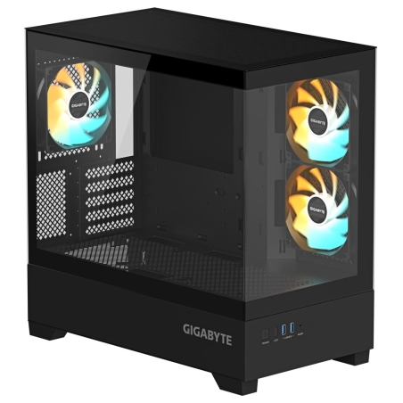 Gigabyte Case|GIGABYTE|C201 PANORAMIC|MidiTower|Case product features Rackmountable/Removeable HDD basket/Transparent panel|Not 