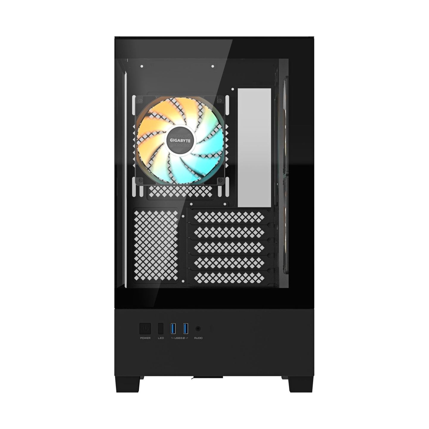 Gigabyte Case|GIGABYTE|C201 PANORAMIC|MidiTower|Case product features Rackmountable/Removeable HDD basket/Transparent panel|Not 
