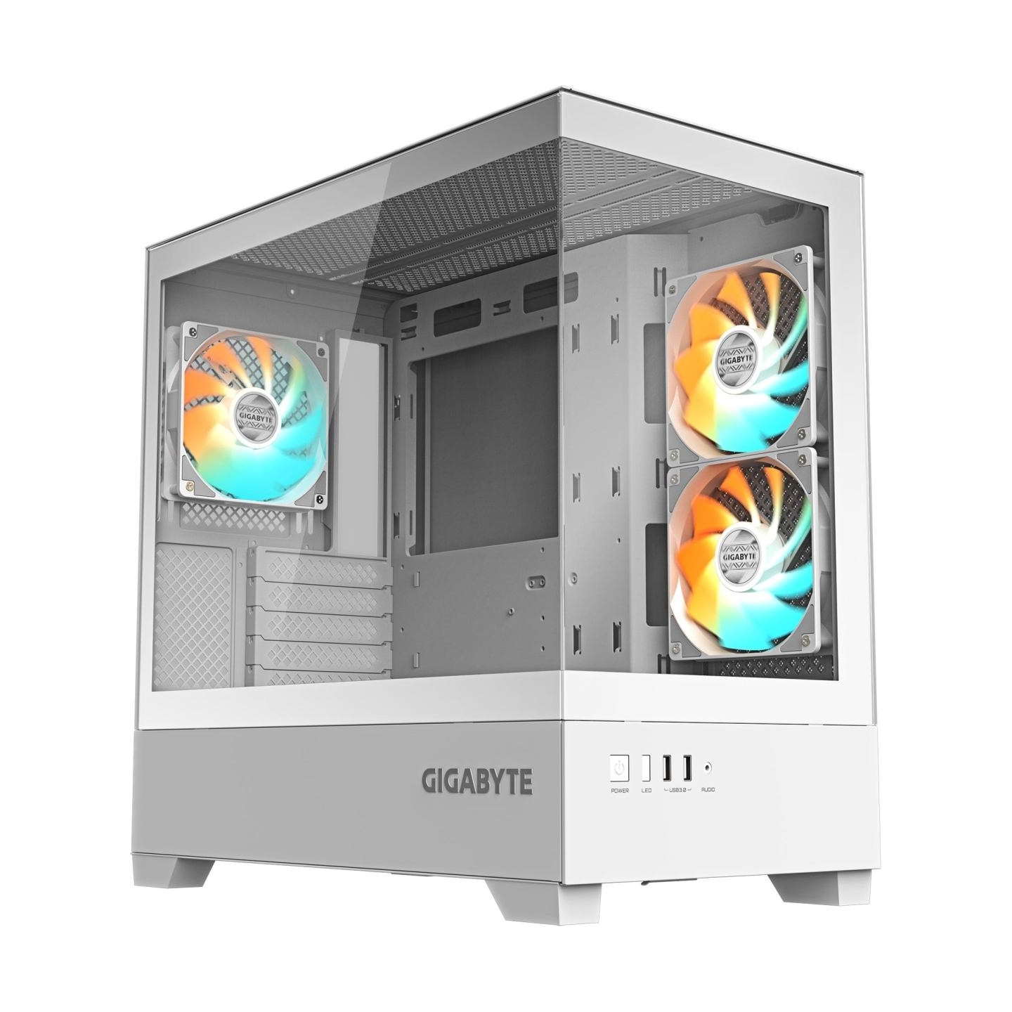 Gigabyte Case|GIGABYTE|GB-C201PI|MidiTower|Case product features Rackmountable/Accessory/Transparent panel|Not included|MicroATX