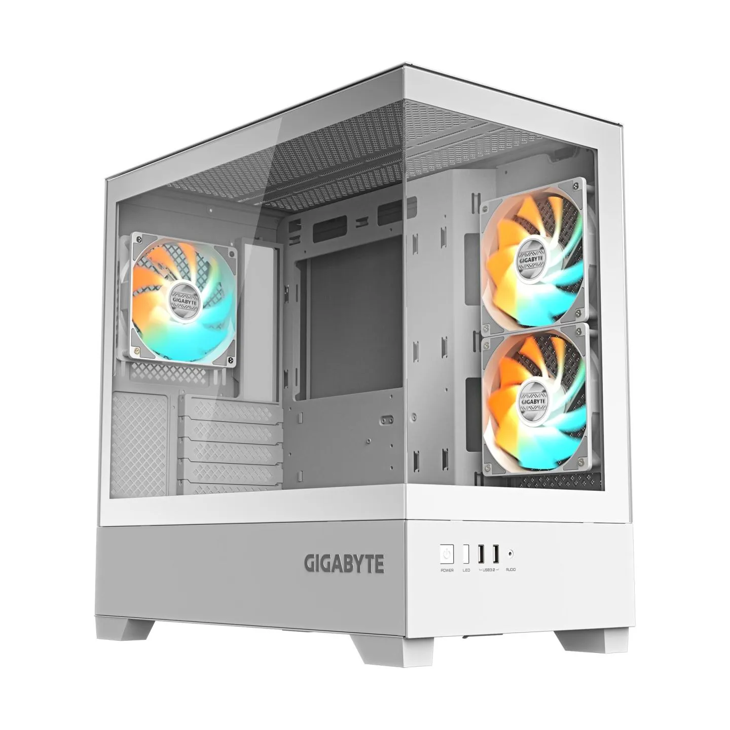 Gigabyte Case|GIGABYTE|GB-C201PI|MidiTower|Case product features Rackmountable/Accessory/Transparent panel|Not included|MicroATX