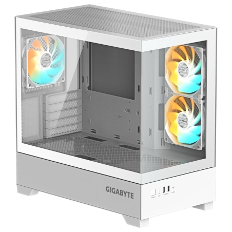 Gigabyte Case|GIGABYTE|GB-C201PI|MidiTower|Case product features Rackmountable/Accessory/Transparent panel|Not included|MicroATX