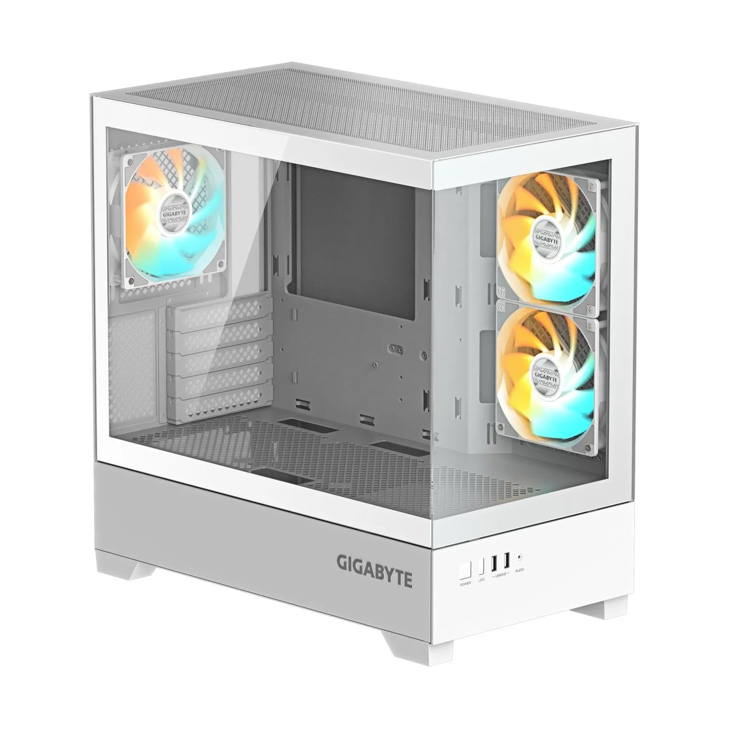 Gigabyte Case|GIGABYTE|GB-C201PI|MidiTower|Case product features Rackmountable/Accessory/Transparent panel|Not included|MicroATX