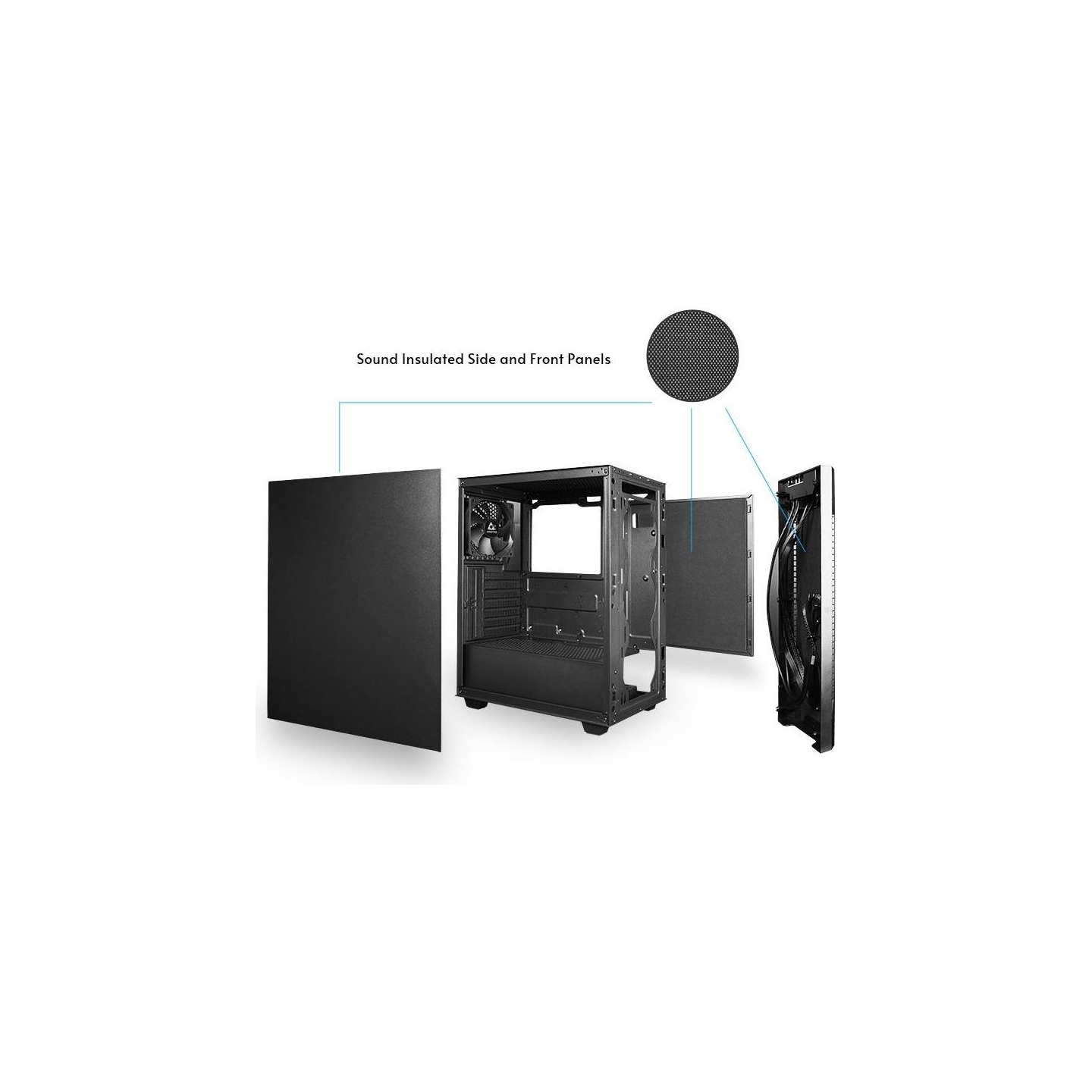 Chieftec AS-01B-OP Mid Tower Black