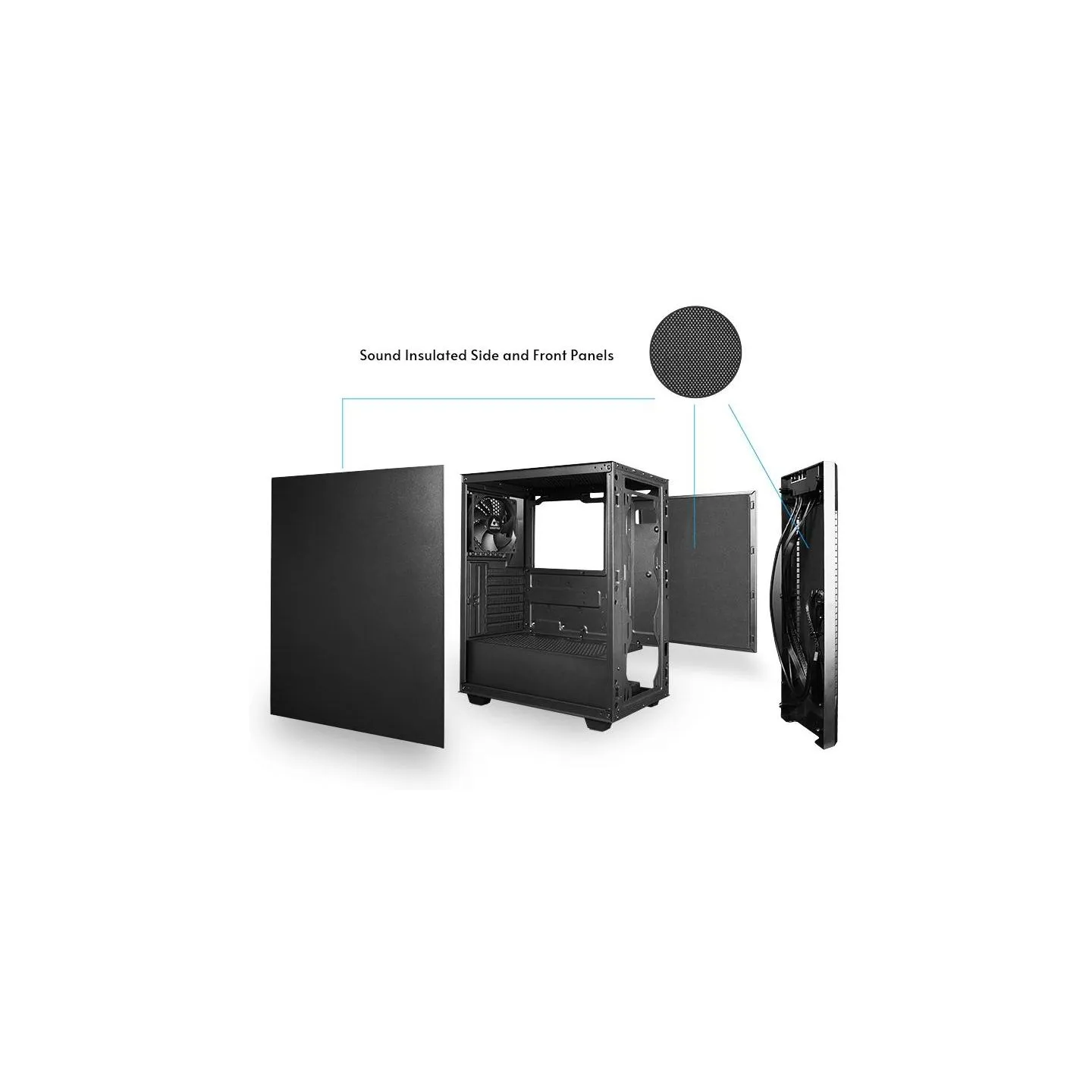 Chieftec AS-01B-OP Mid Tower Black