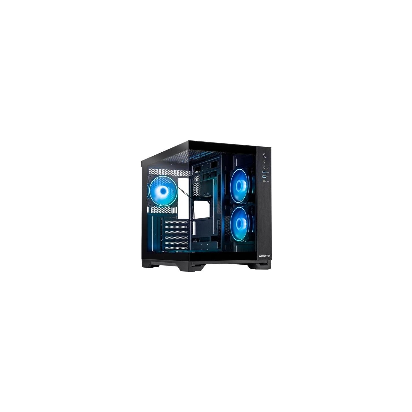 Chieftec Case ISIO GM-30B-TG-OP 6x Fans ARGB