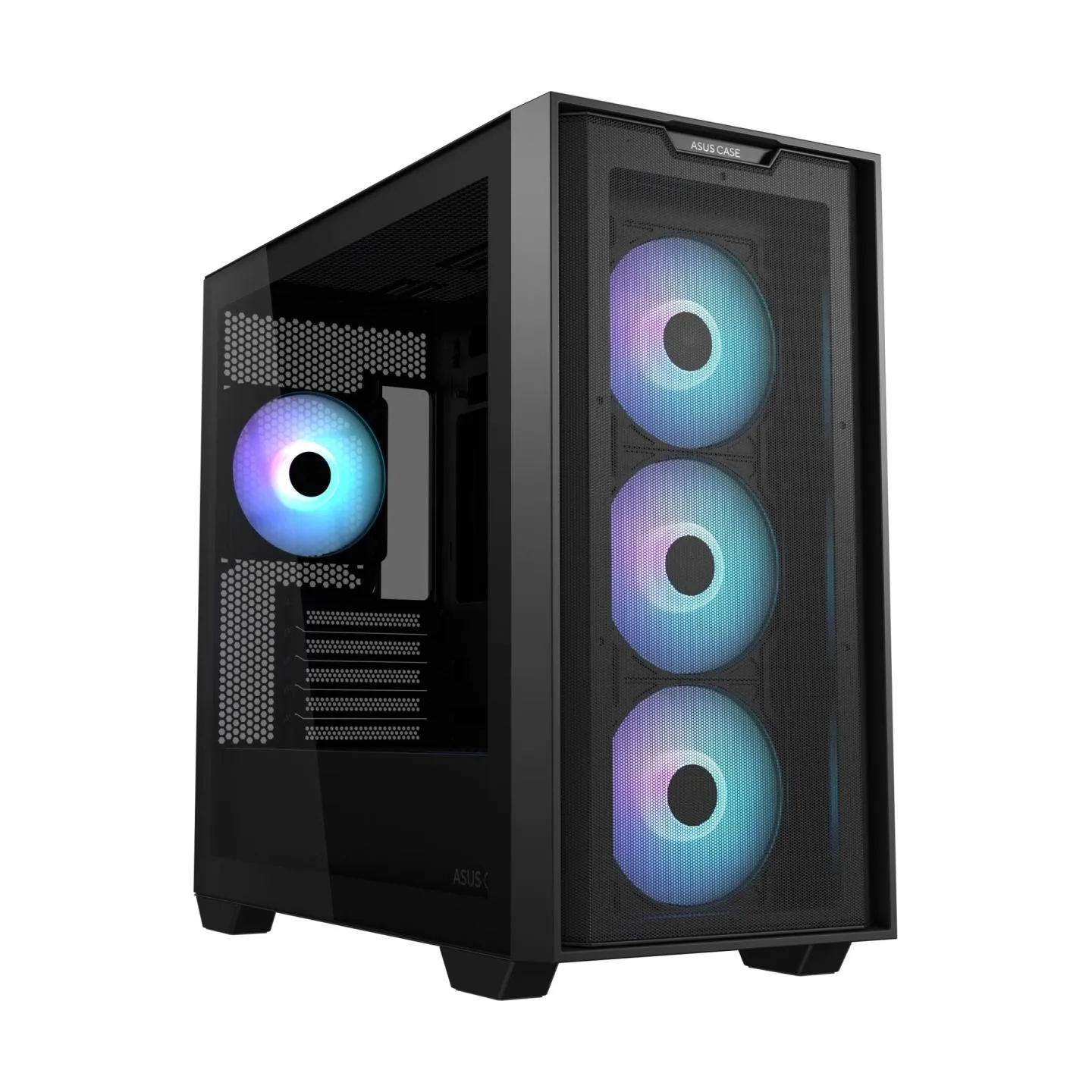 Asus Case|ASUS|A21 PLUS|MidiTower|Case product features Transparent panel|Not included|MicroATX|MiniITX|Colour Black|A21PLUSTGAR