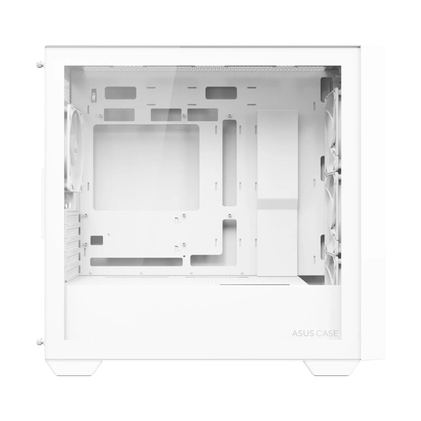 Asus Case|ASUS|A21 PLUS|MidiTower|Case product features Transparent panel|Not included|MicroATX|MiniITX|Colour White|A21PLUSTGAR