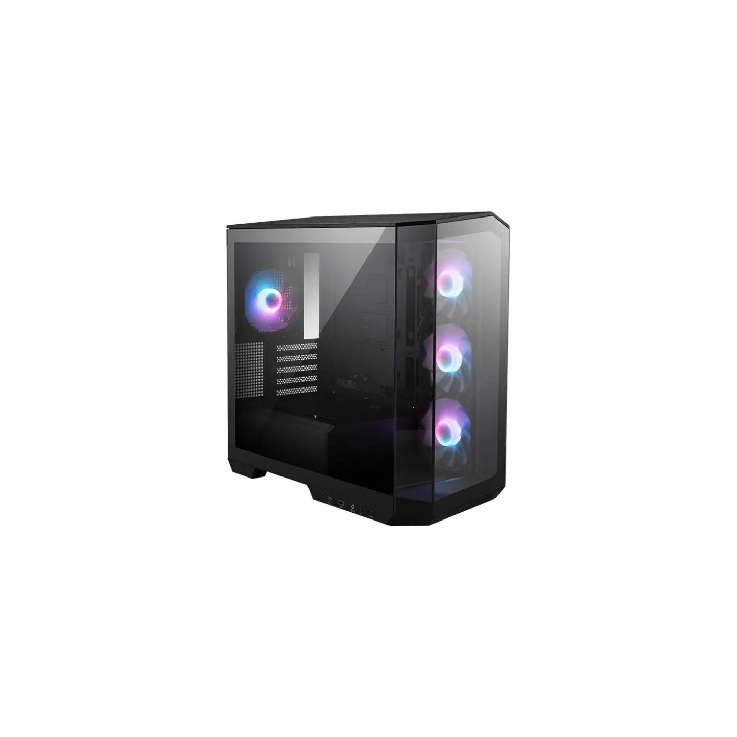 MSI Case|MSI|MidiTower|Case product features Transparent panel|Not included|MicroATX|Colour Black|MAGPANOM100RPZ