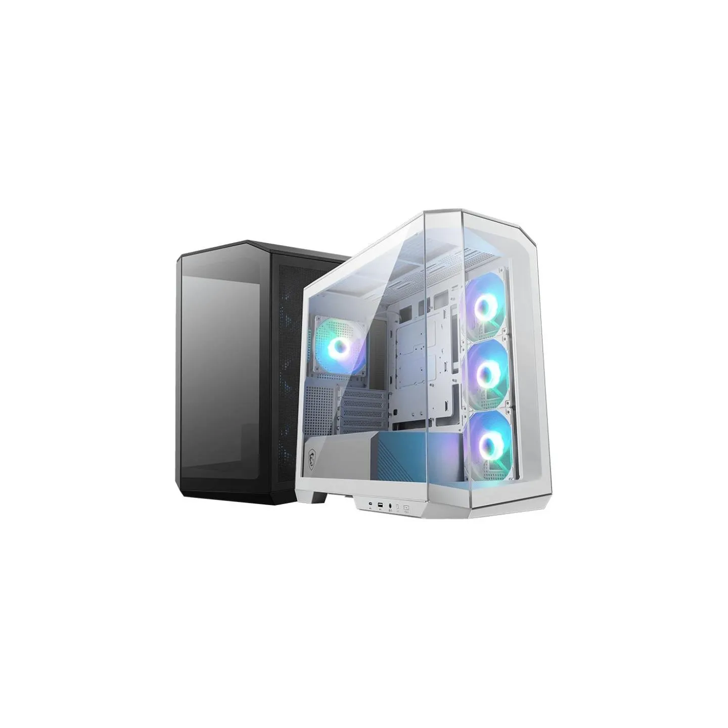 MSI Case|MSI|MidiTower|Case product features Transparent panel|Not included|MicroATX|Colour Black|MAGPANOM100RPZ