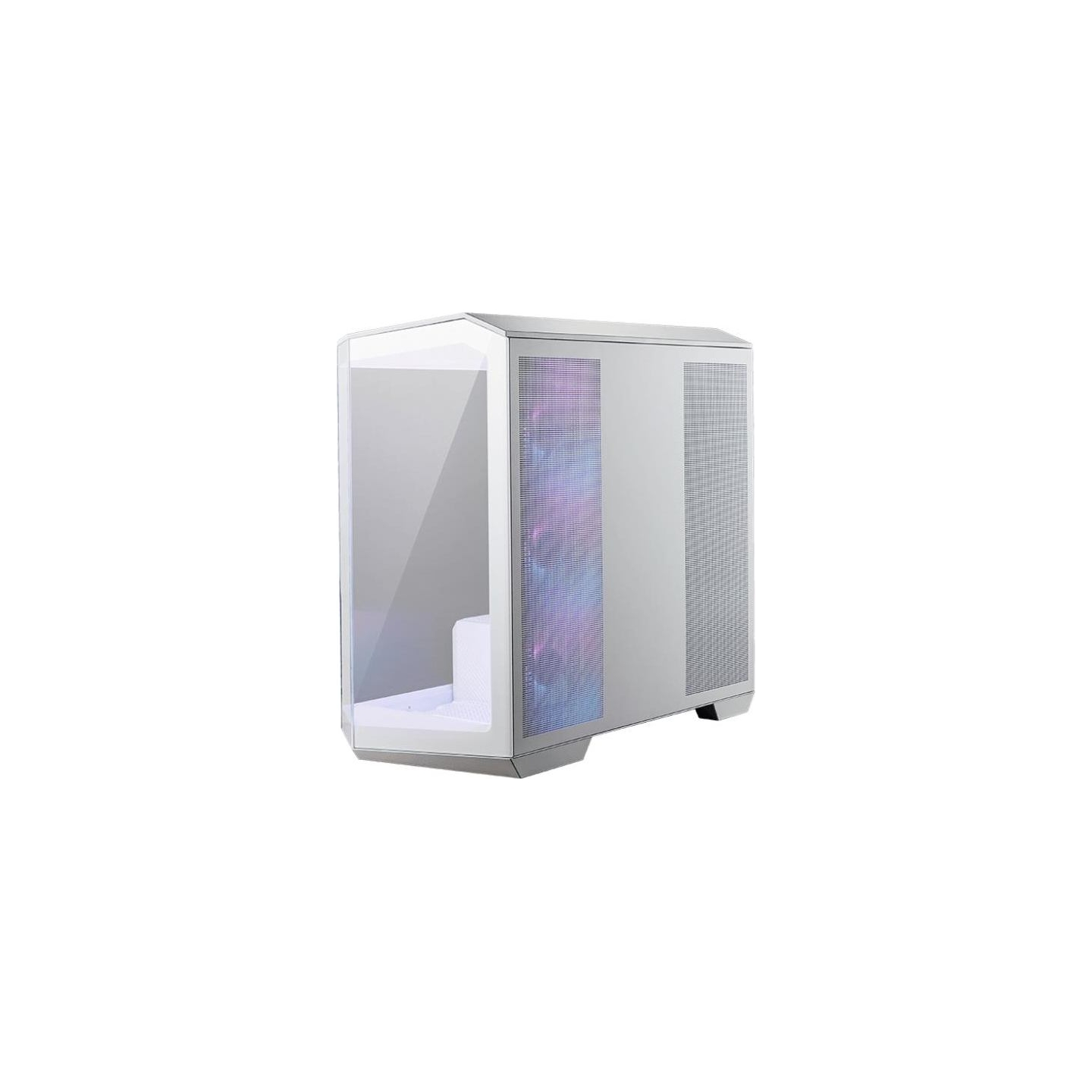 MSI Case|MSI|MidiTower|Case product features Transparent panel|Not included|MicroATX|Colour White|MAGPANOM100RPZWHITE