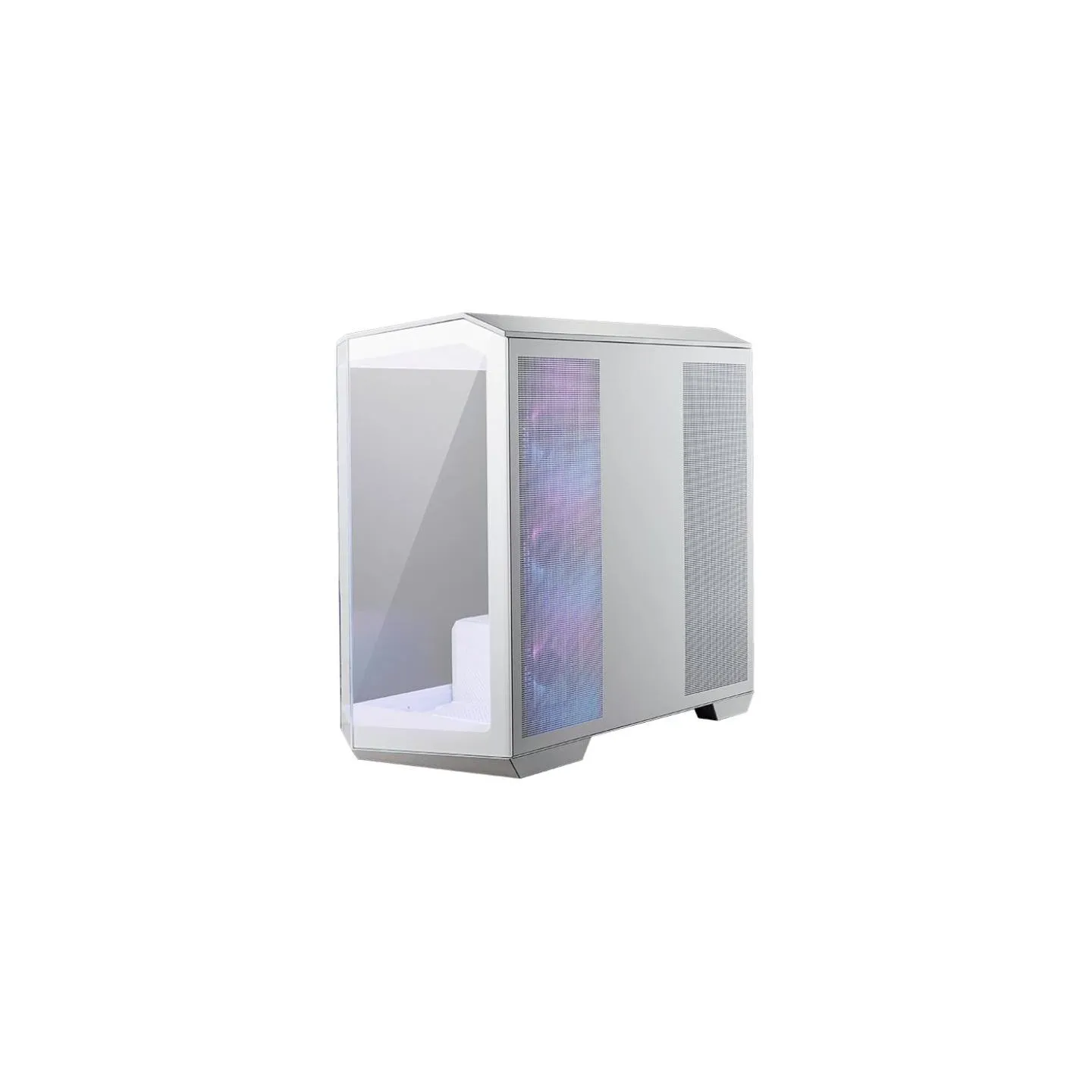 MSI Case|MSI|MidiTower|Case product features Transparent panel|Not included|MicroATX|Colour White|MAGPANOM100RPZWHITE