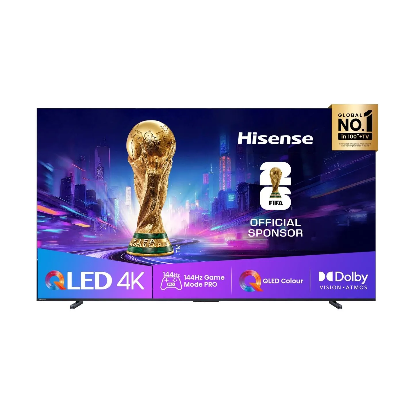 Hisense TV Set|HISENSE|100 "|4K Ultra HD|3840 x 2160 pixels|Flat|16:9|QLED|100E7QPRO