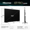 Hisense TV Set|HISENSE|100 "|4K Ultra HD|3840 x 2160 pixels|Flat|16:9|QLED|100E7QPRO