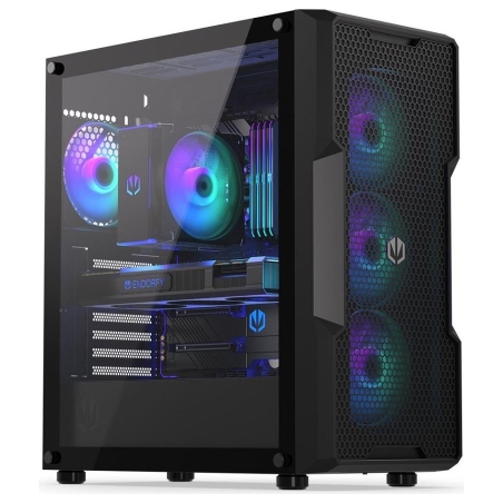 Endorfy Case|ENDORFY|Regnum 400 ARGB|MidiTower|Case product features Transparent panel|Not included|ATX|MicroATX|MiniITX|Colour