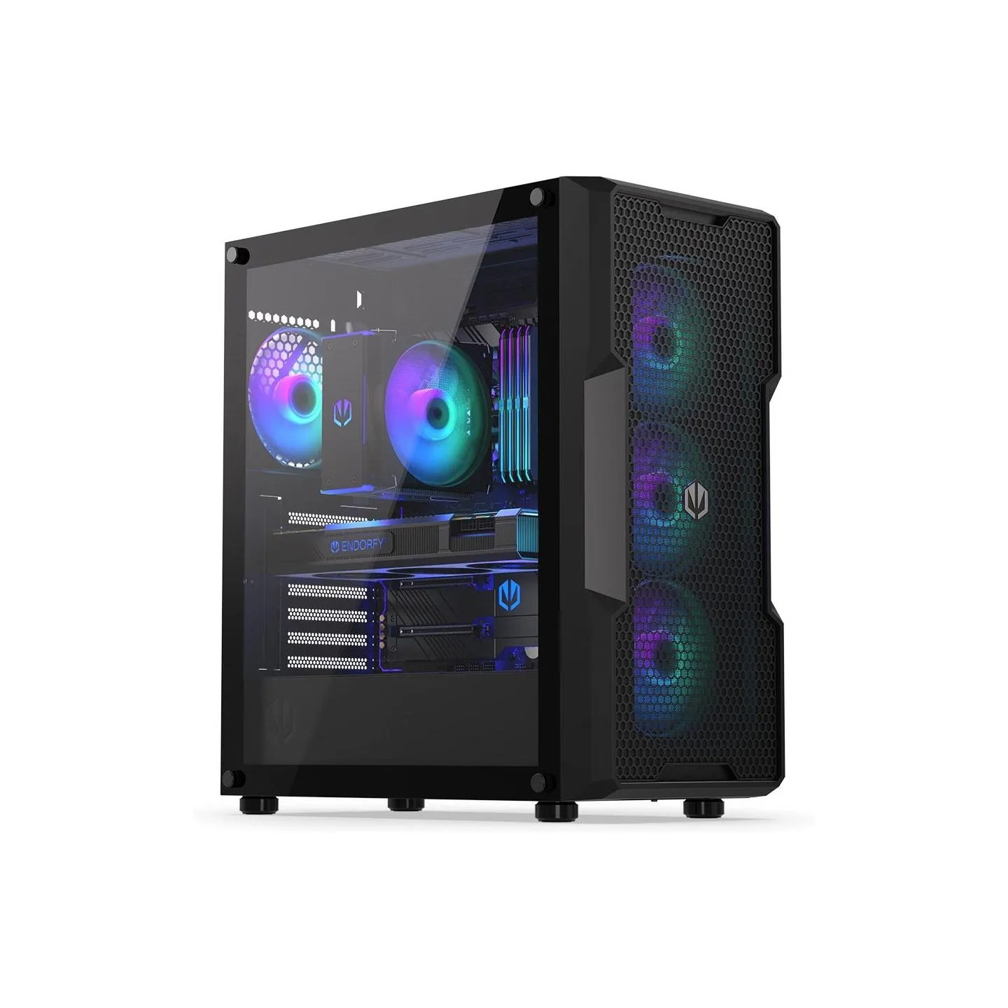 Endorfy Case|ENDORFY|Regnum 400 ARGB|MidiTower|Case product features Transparent panel|Not included|ATX|MicroATX|MiniITX|Colour 