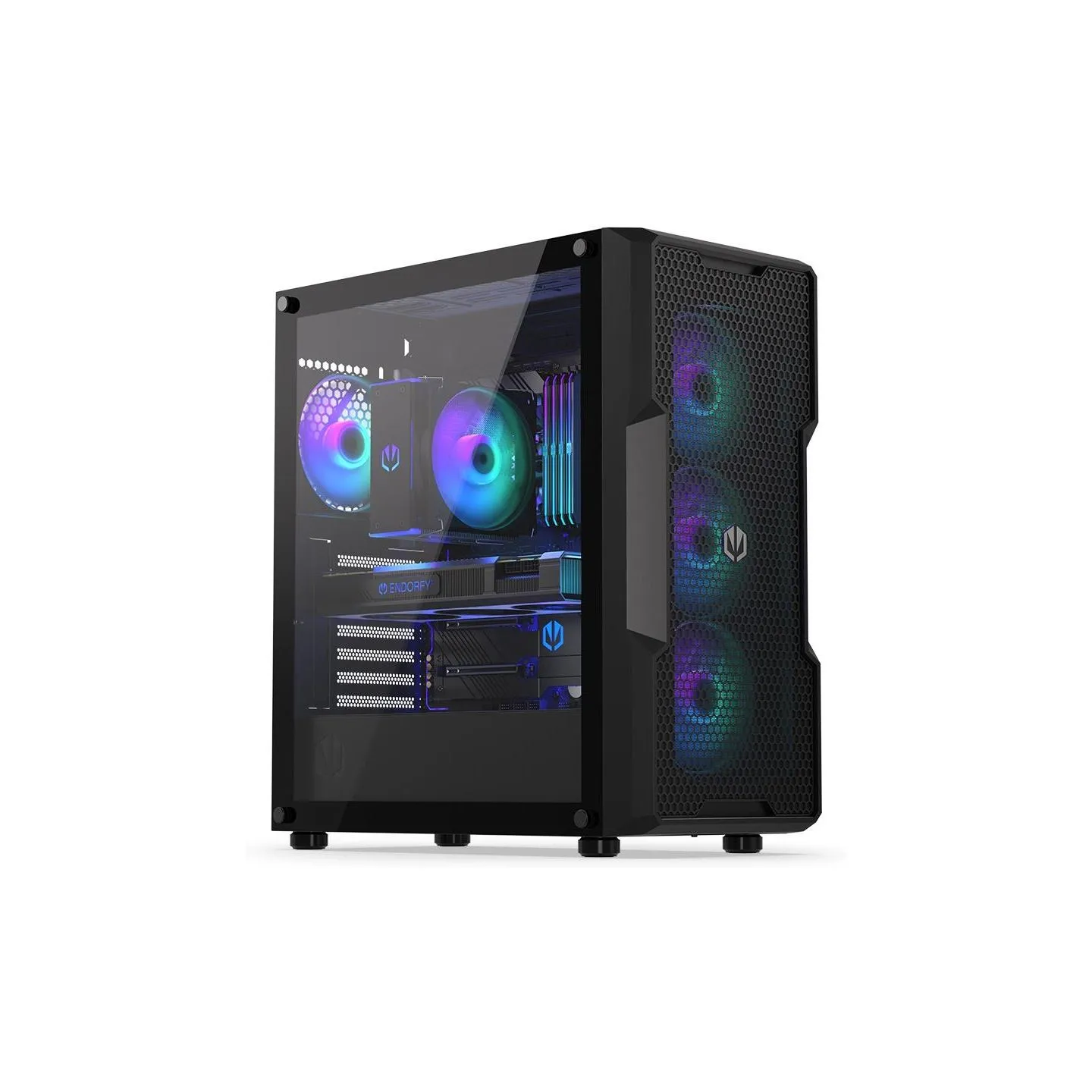 Endorfy Case|ENDORFY|Regnum 400 ARGB|MidiTower|Case product features Transparent panel|Not included|ATX|MicroATX|MiniITX|Colour 