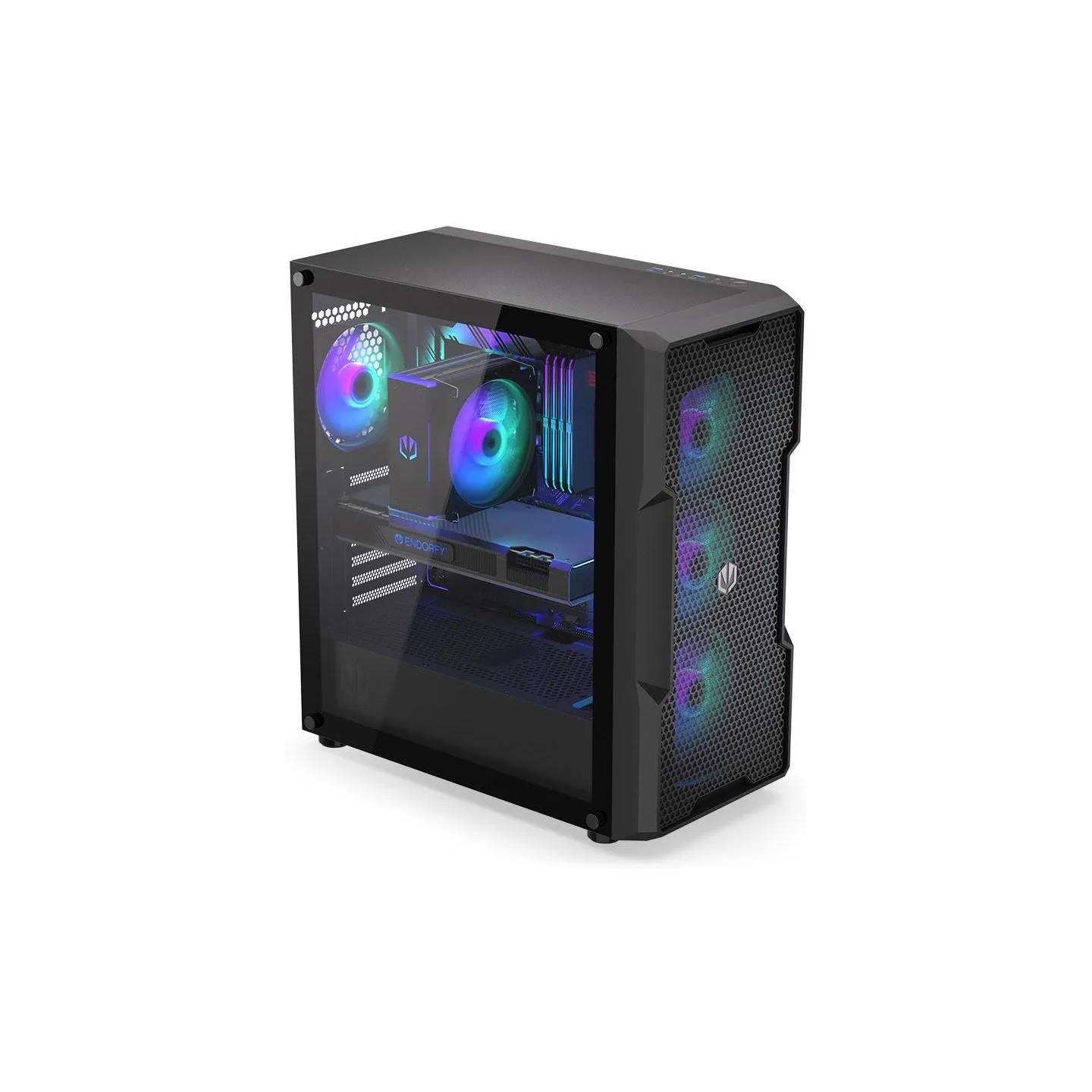 Endorfy Case|ENDORFY|Regnum 400 ARGB|MidiTower|Case product features Transparent panel|Not included|ATX|MicroATX|MiniITX|Colour 