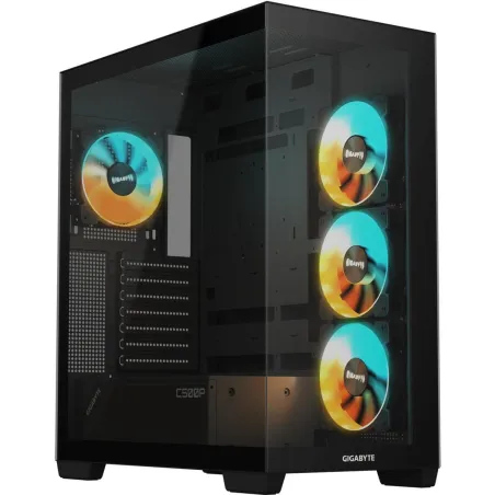 Gigabyte Case|GIGABYTE|GB-C500P ST|MidiTower|Case product features Transparent panel|ATX|MicroATX|MiniITX|Colour Black|GB-C500PS