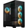 Gigabyte Case|GIGABYTE|GB-C500P ST|MidiTower|Case product features Transparent panel|ATX|MicroATX|MiniITX|Colour Black|GB-C500PS