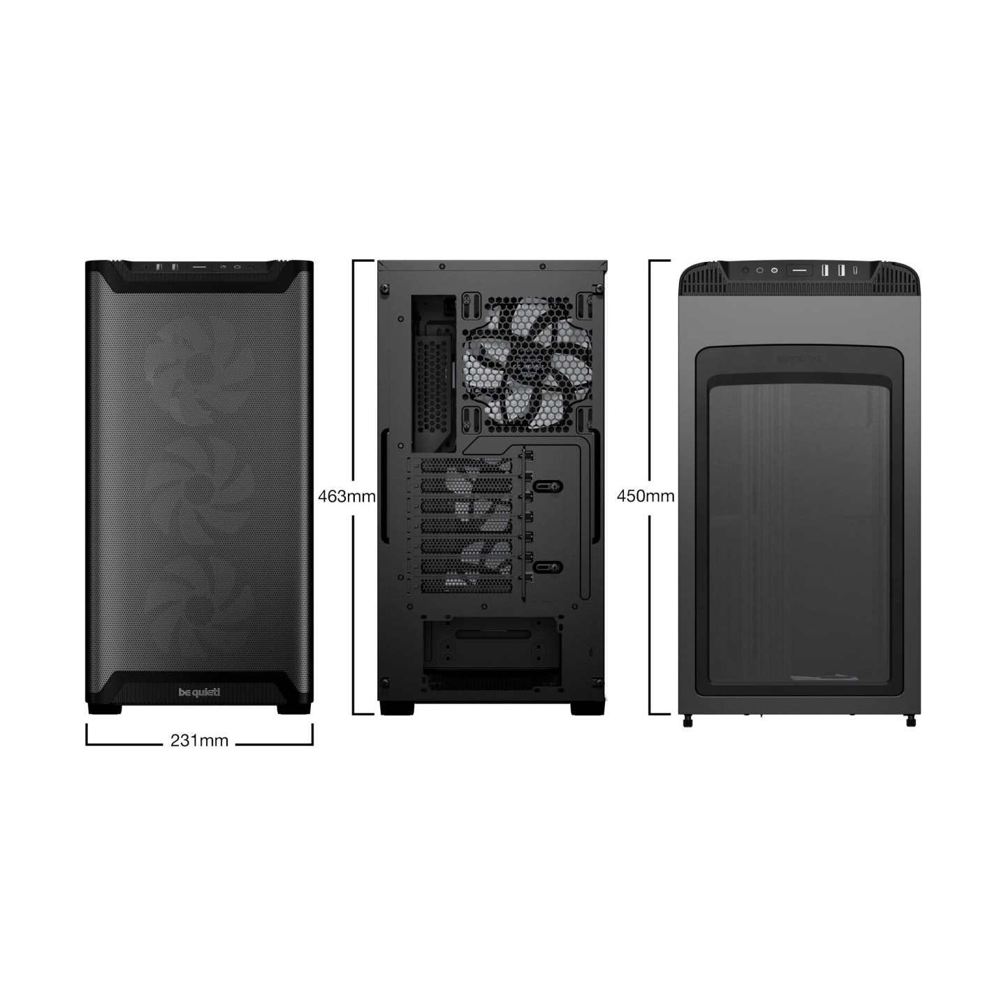 Be Quiet PC case Pure Base 501 LX ARGB black