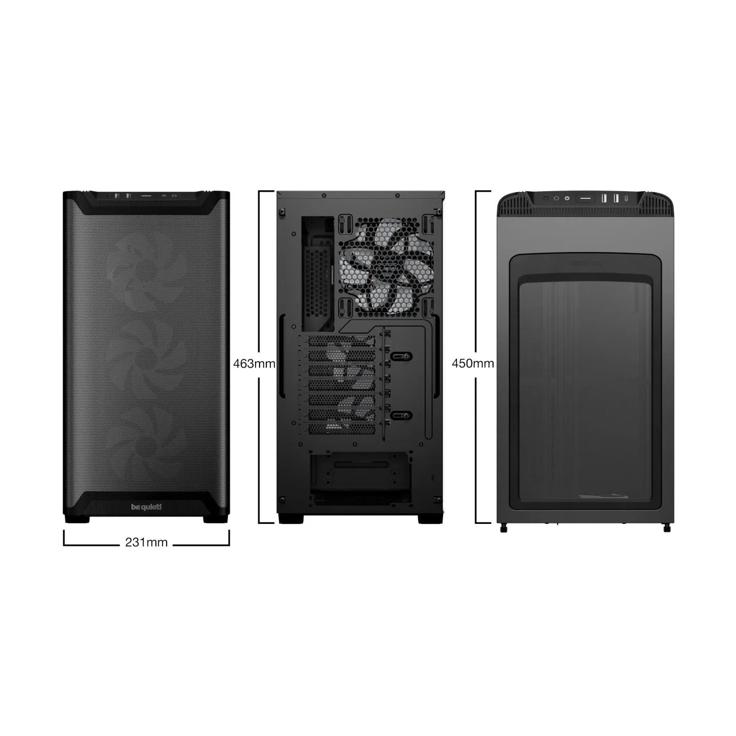 Be Quiet PC case Pure Base 501 LX ARGB black