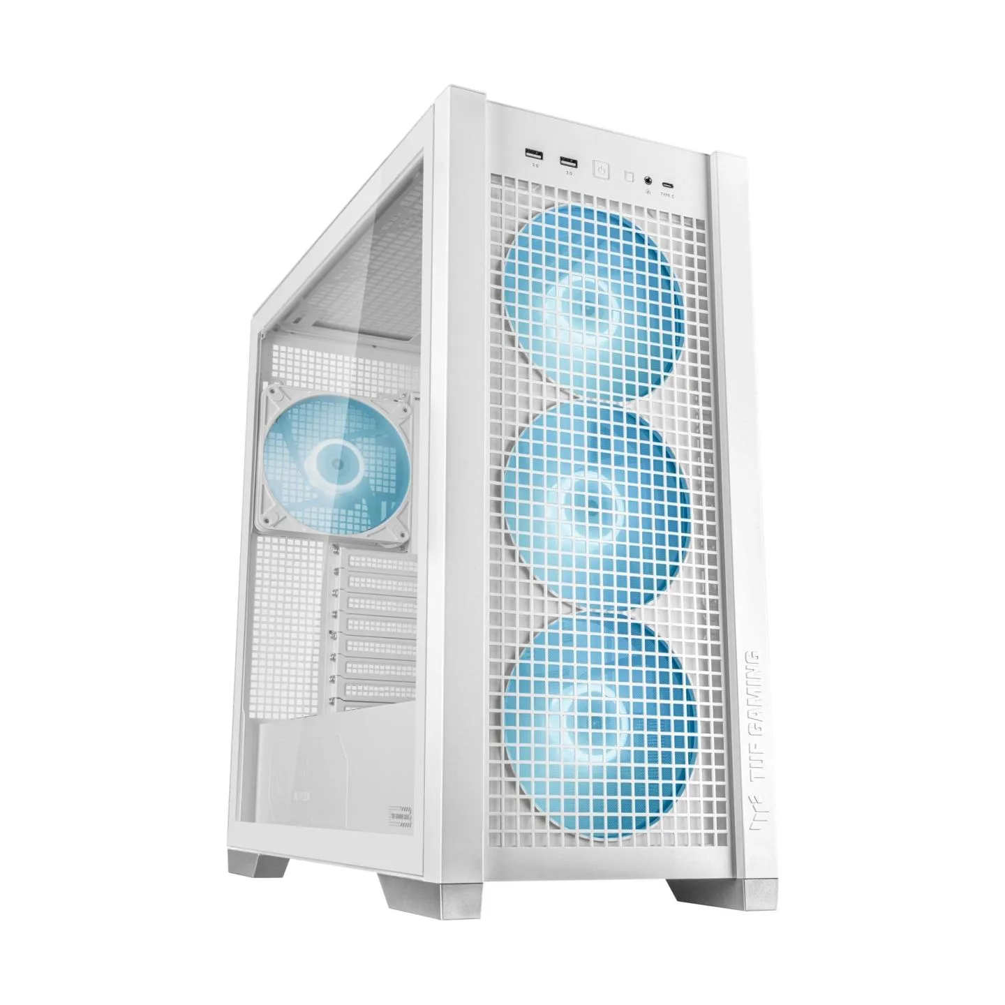 Asus Case|ASUS|TUF Gaming GT302 ARGB|MidiTower|Case product features Transparent panel|Not included|ATX|EATX|MicroATX|MiniITX|Co