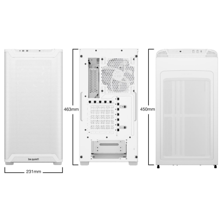 Be Quiet PC case Pure Base 501 LX ARGB white