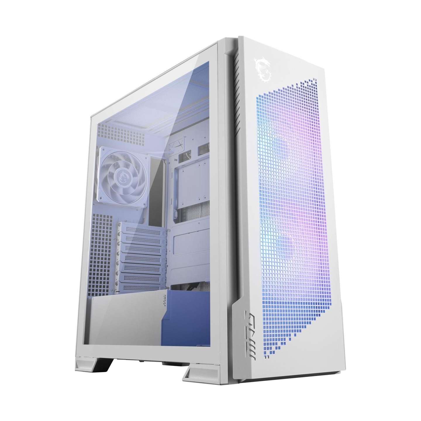 MSI | PC Case | MPG VELOX 300R AIRFLOW PZ WHITE | White | Mid-Tower