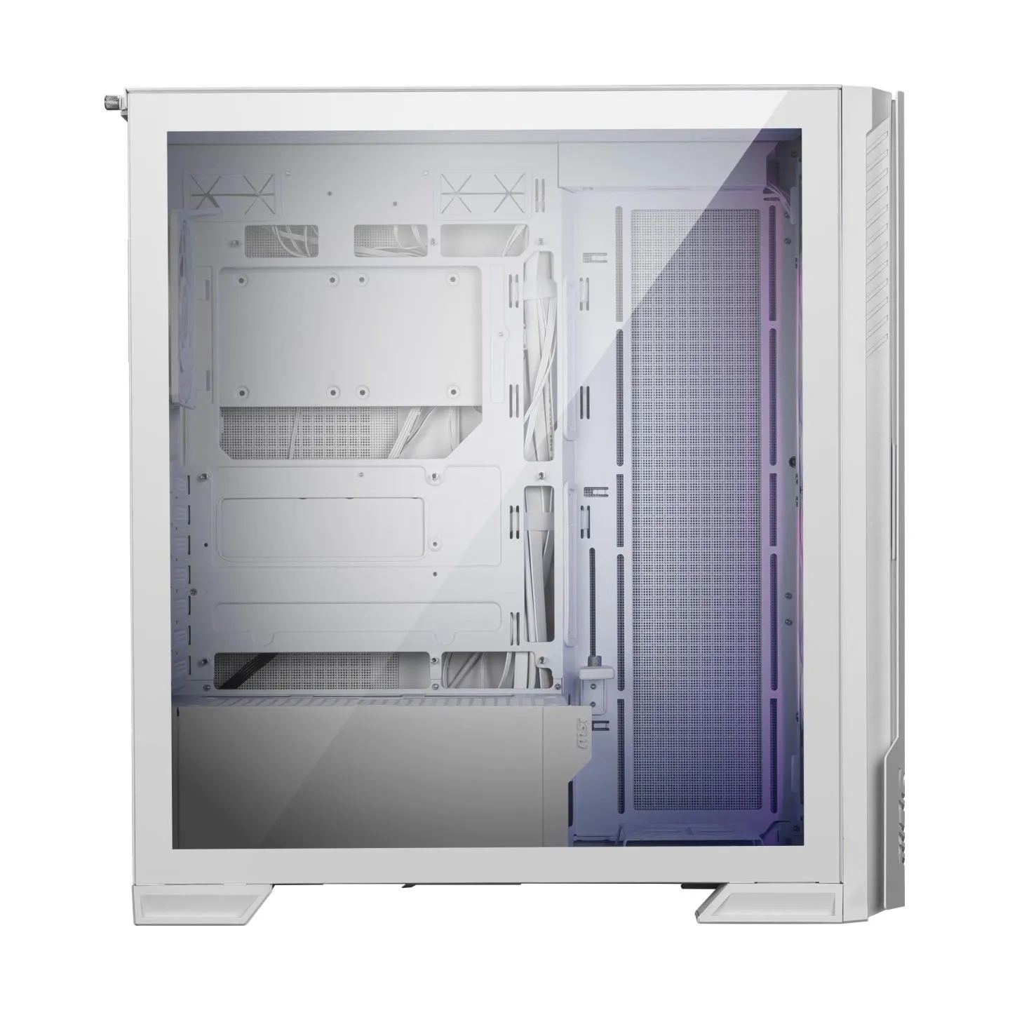 MSI | PC Case | MPG VELOX 300R AIRFLOW PZ WHITE | White | Mid-Tower