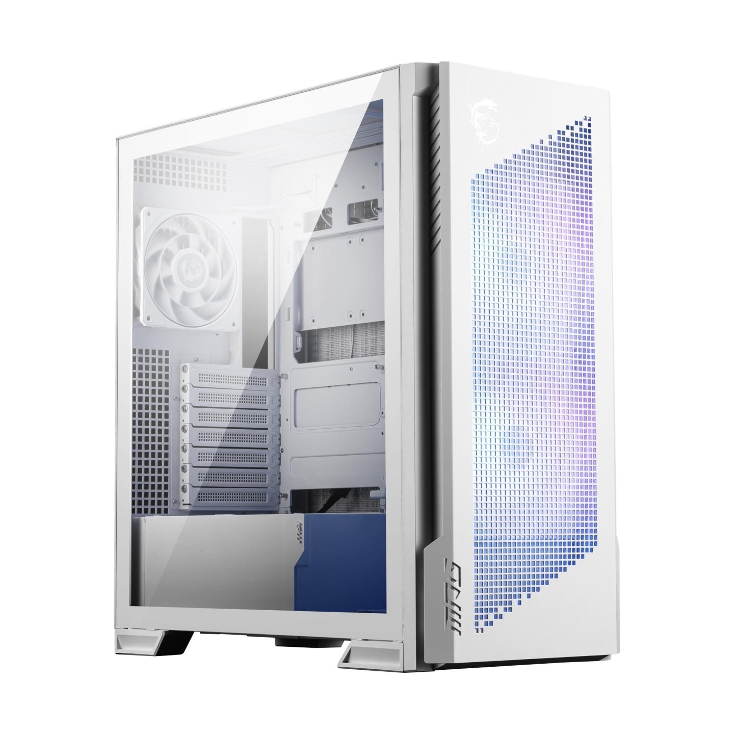 MSI PC case MPG VELOX 300R AIRF LOW PZ WHITE ARGB FAN