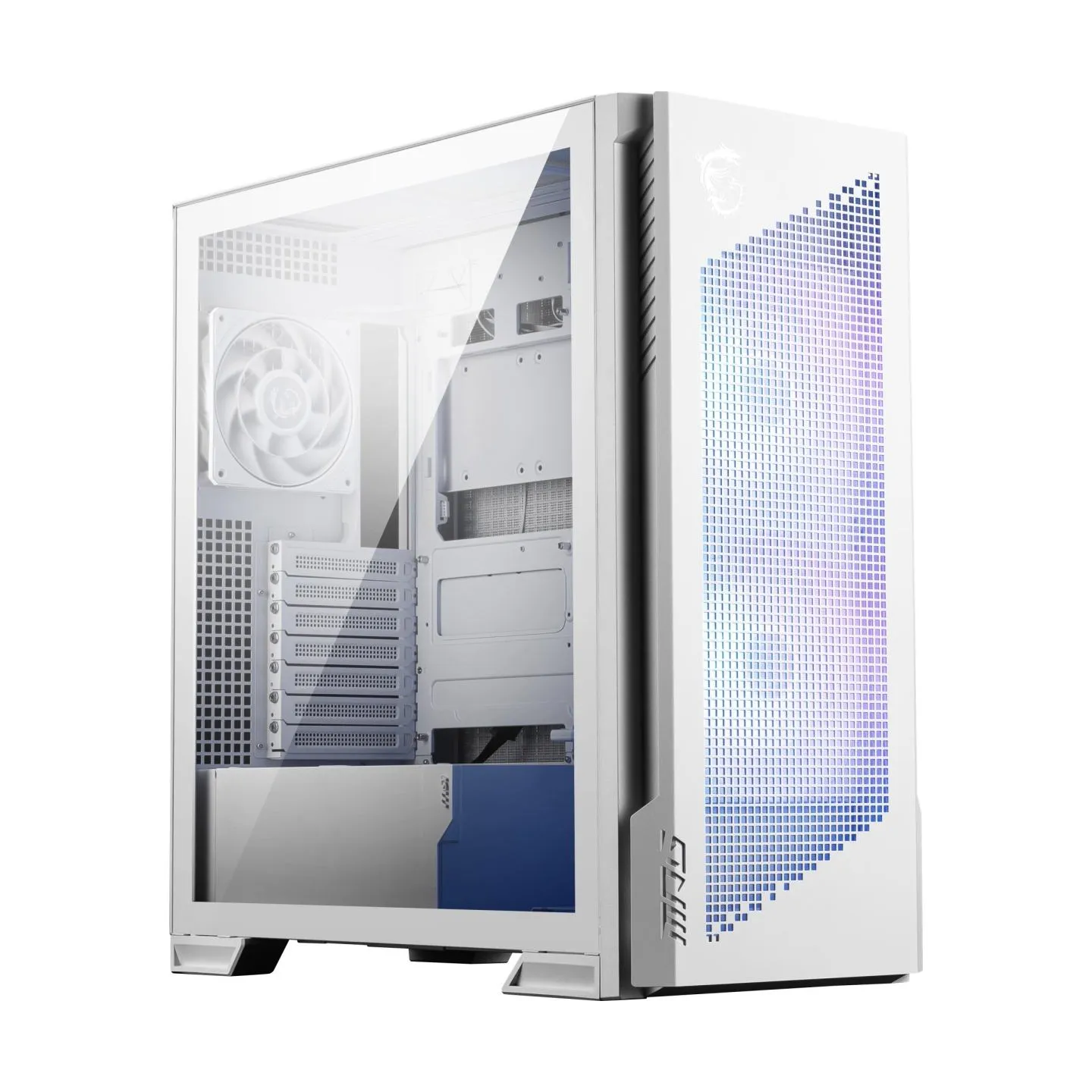 MSI | PC Case | MPG VELOX 300R AIRFLOW PZ WHITE | White | Mid-Tower