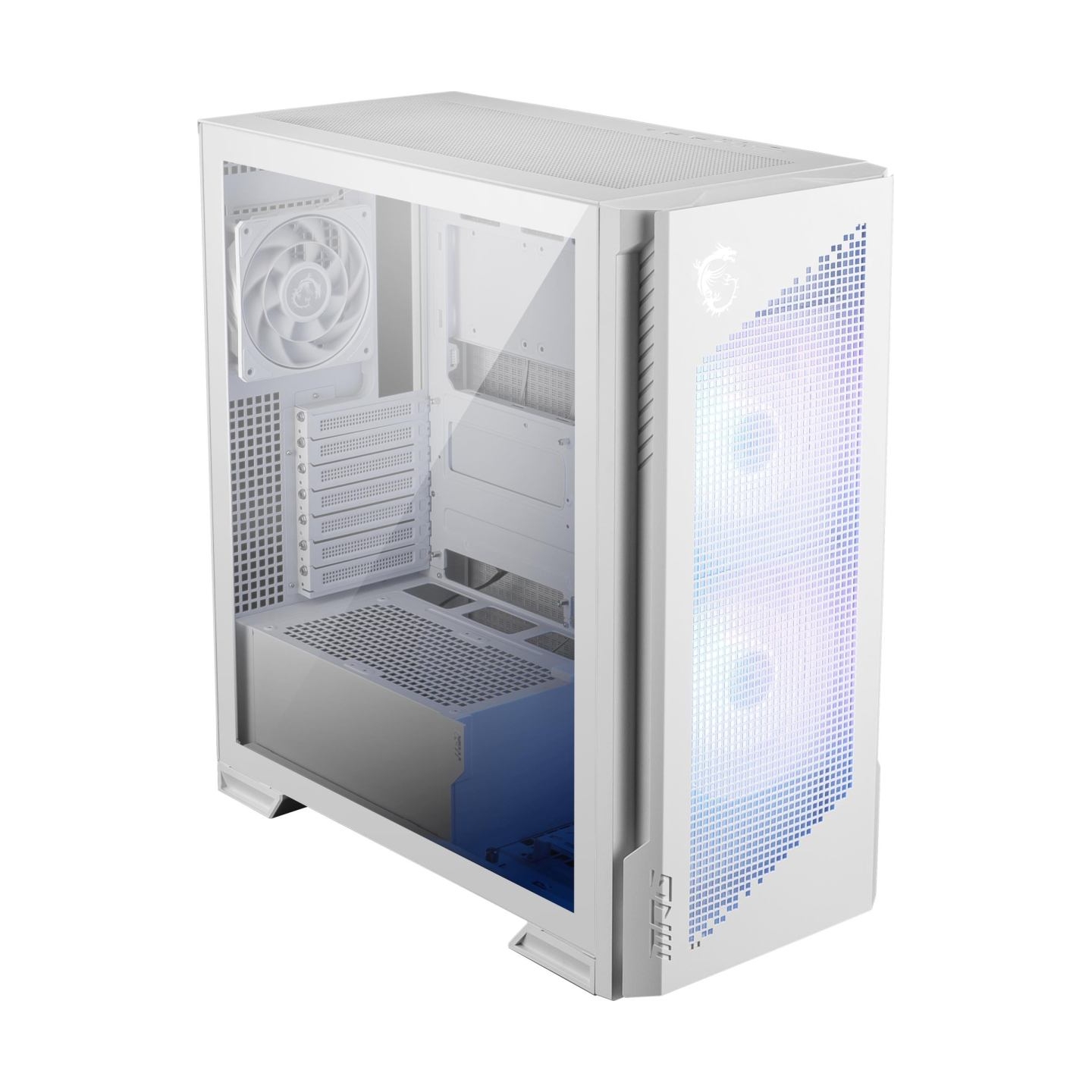 MSI PC case MPG VELOX 300R AIRF LOW PZ WHITE ARGB FAN
