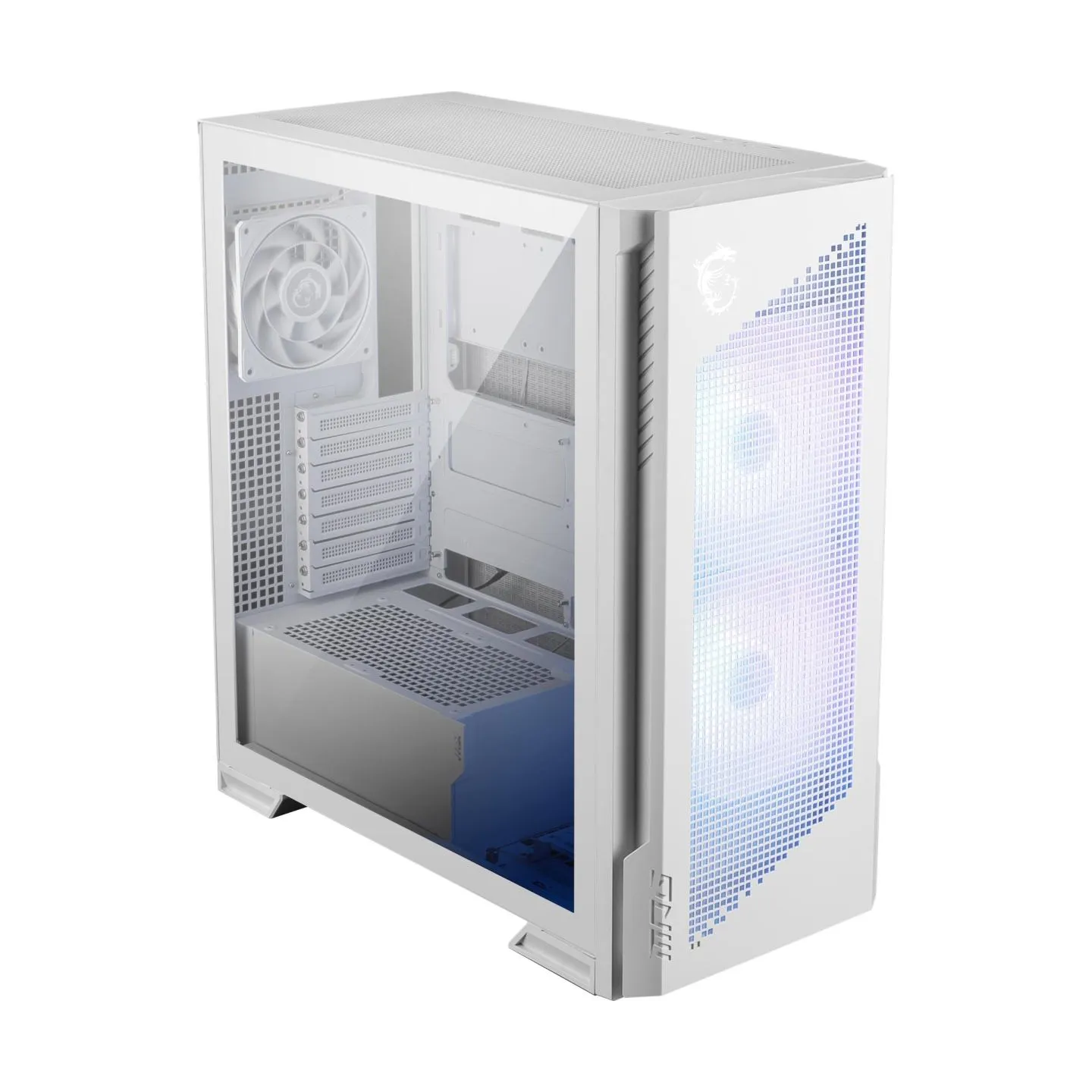 MSI | PC Case | MPG VELOX 300R AIRFLOW PZ WHITE | White | Mid-Tower