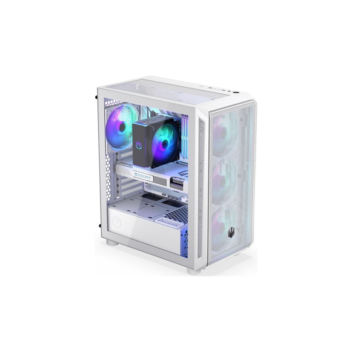 Endorfy Case|ENDORFY|ATX/micro ATX/Mini-ITX|White|Midi Tower|PC|EY2A018