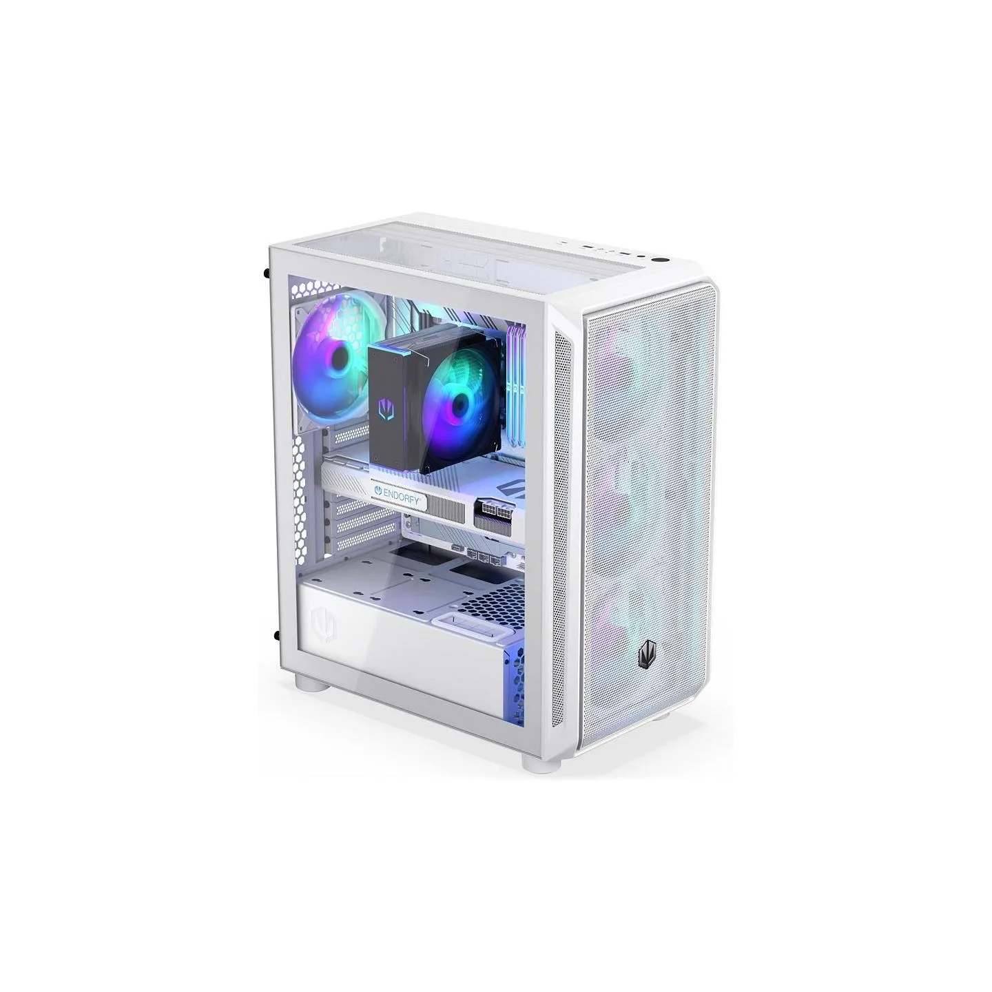 Endorfy Case|ENDORFY|ATX/micro ATX/Mini-ITX|White|Midi Tower|PC|EY2A018