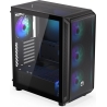 Endorfy Case|ENDORFY|Arx 500 ARGB|MidiTower|Case product features Transparent panel|Not included|ATX|MicroATX|MiniITX|Colour Bla