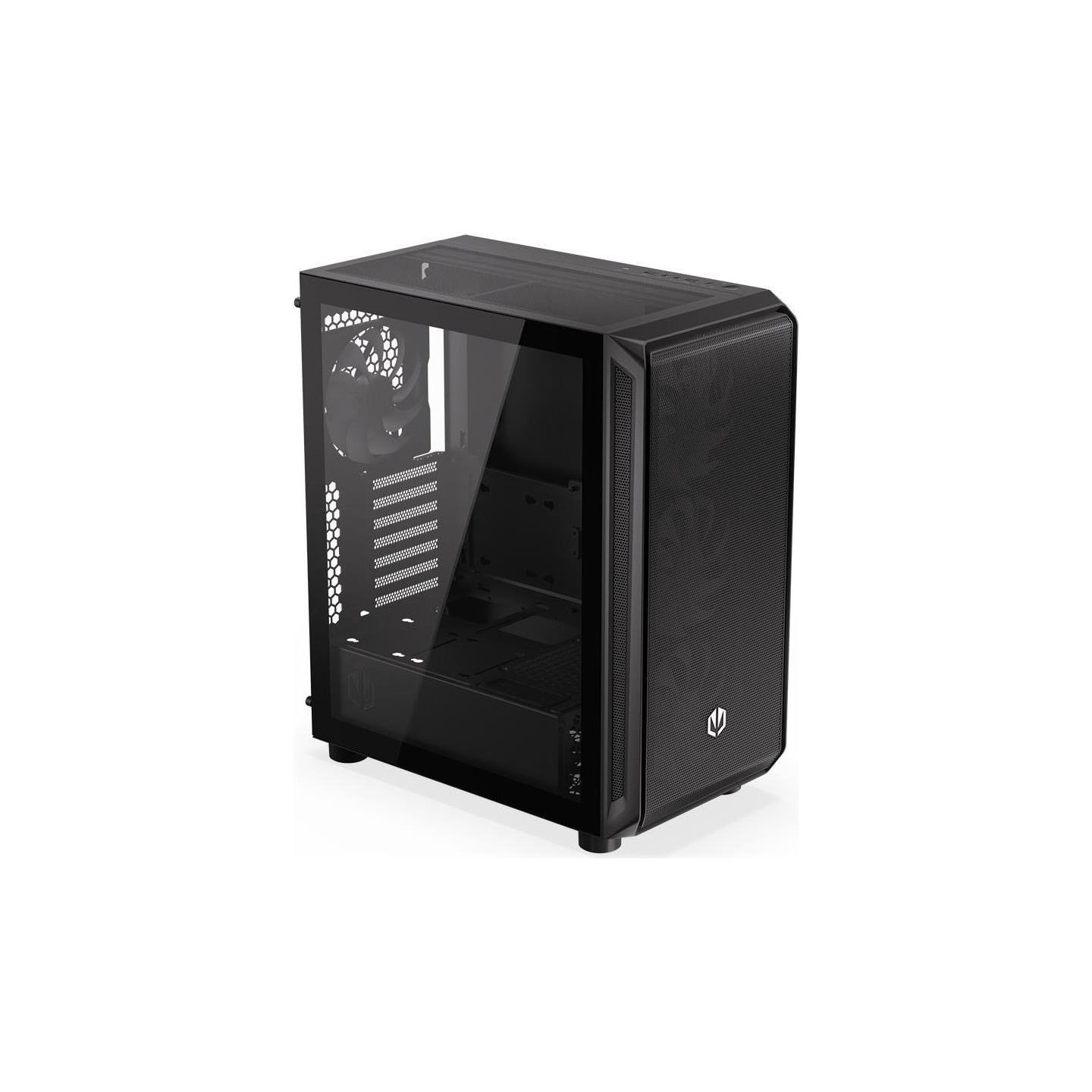 Endorfy Case|ENDORFY|Arx 500 ARGB|MidiTower|Case product features Transparent panel|Not included|ATX|MicroATX|MiniITX|Colour Bla