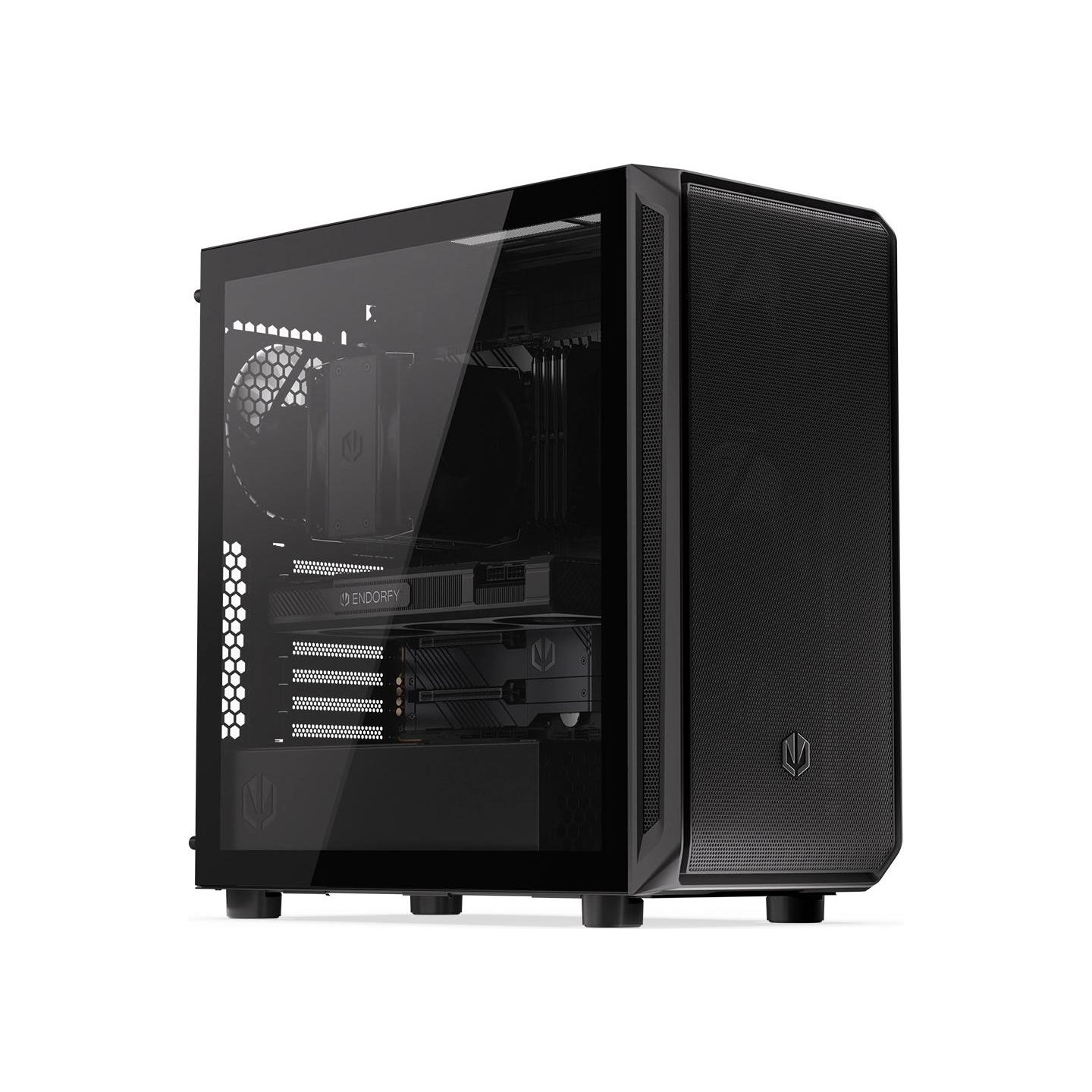 Endorfy Case|ENDORFY|Arx 700 Air|MidiTower|Case product features Transparent panel|ATX|MicroATX|MiniITX|Colour Black|EY2A012