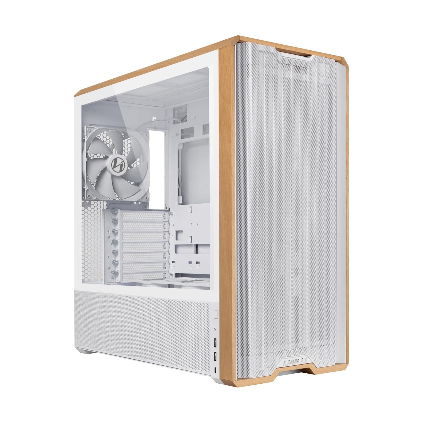 Lian Li Case|LIAN LI|ATX/micro ATX/EATX/SSI EEB|White|Midi Tower|LANCOOL 217|G99.LAN217W.00