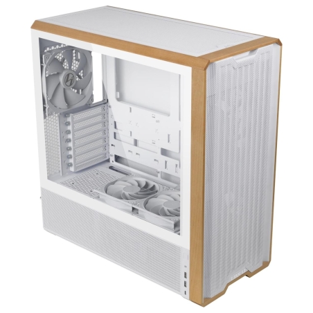 Lian Li Case|LIAN LI|ATX/micro ATX/EATX/SSI EEB|White|Midi Tower|LANCOOL 217|G99.LAN217W.00
