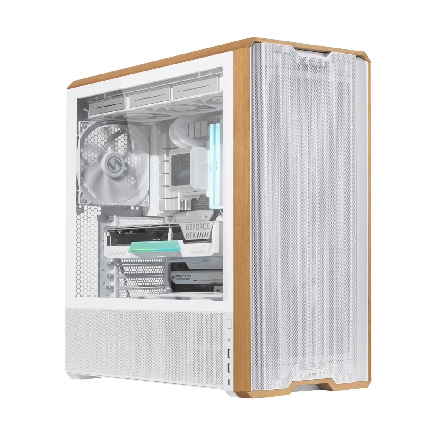 Lian Li Case|LIAN LI|ATX/micro ATX/EATX/SSI EEB|White|Midi Tower|LANCOOL 217|G99.LAN217W.00